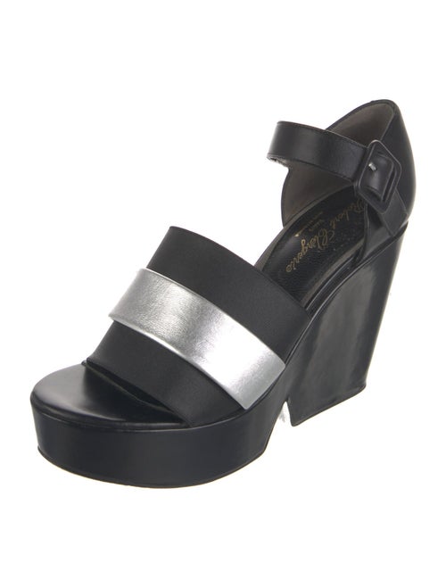 Robert Clergerie Leather Slingback Sandals