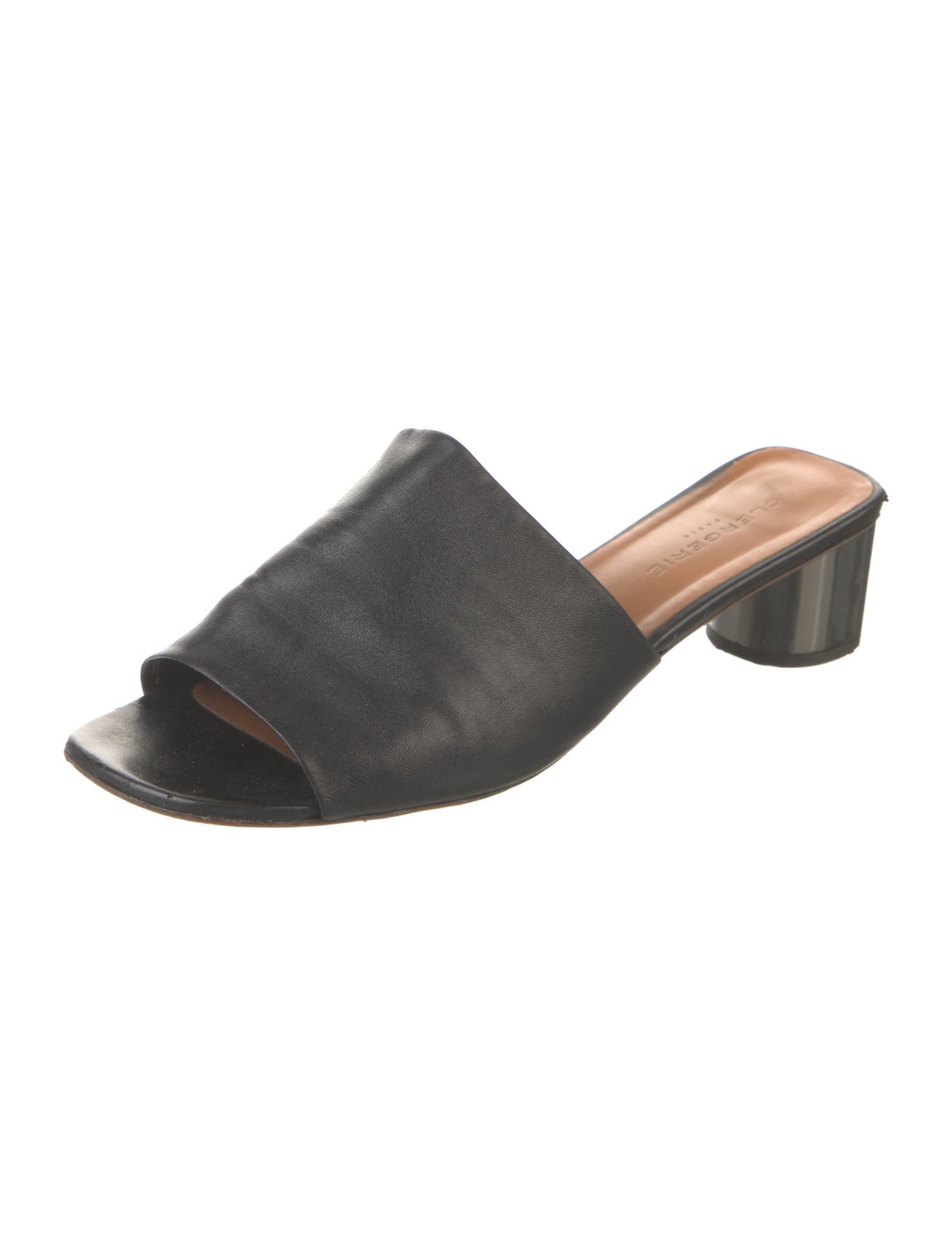 Robert Clergerie Leather Slides