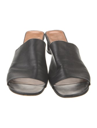 Robert Clergerie Leather Slides