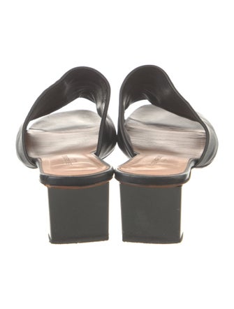 Robert Clergerie Leather Slides