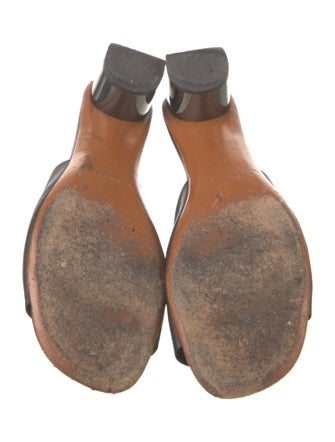 Robert Clergerie Leather Slides