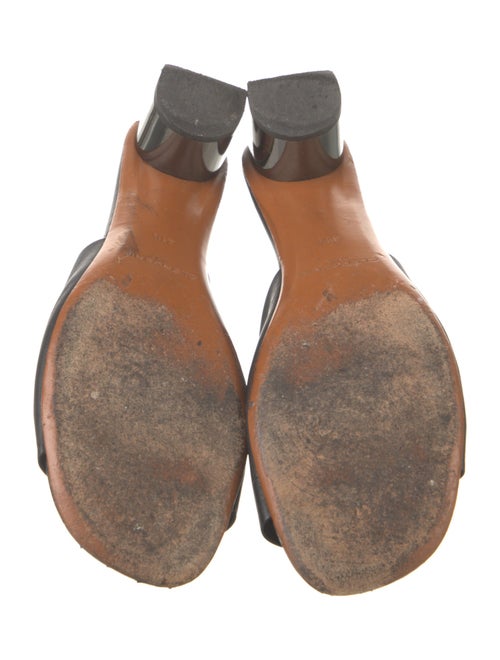 Robert Clergerie Leather Slides