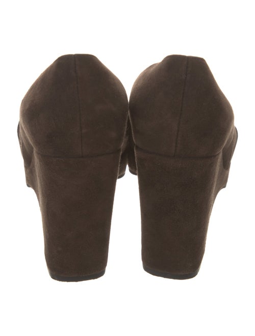 Robert Clergerie Suede Cutout Accent Pumps