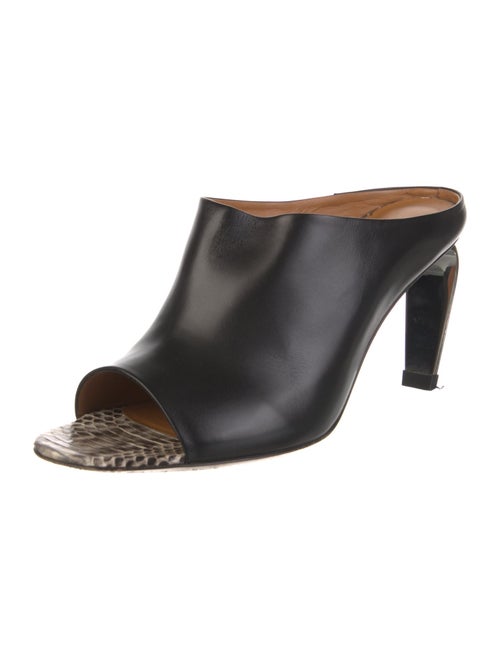 Robert Clergerie Leather Slides