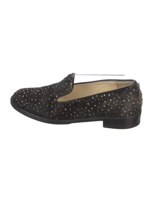 Robert Clergerie Ponyhair Printed Loafers