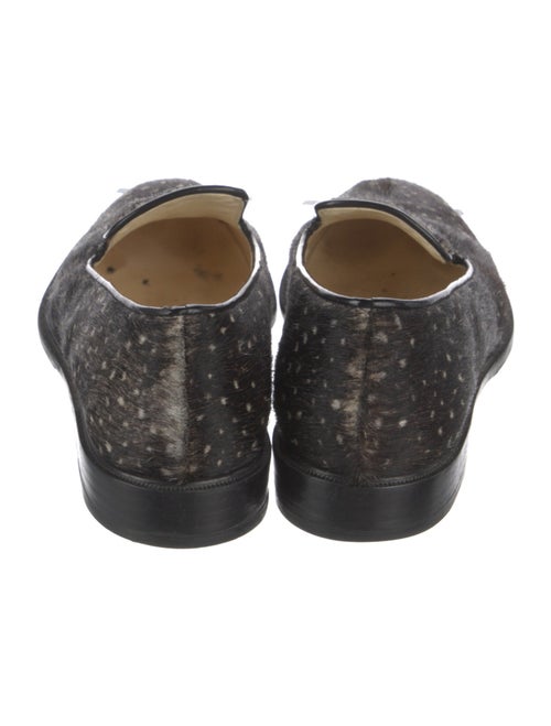 Robert Clergerie Ponyhair Printed Loafers