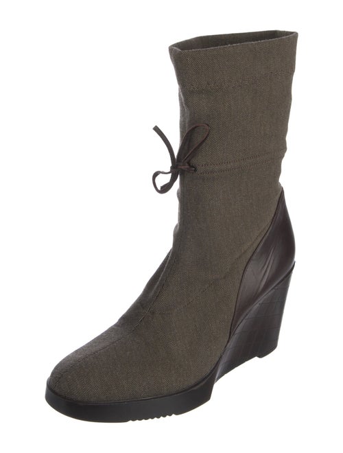 Robert Clergerie Leather Sock Boots