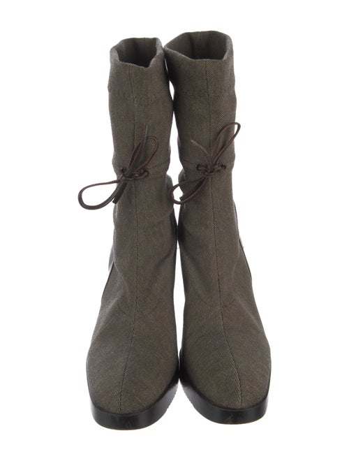 Robert Clergerie Leather Sock Boots