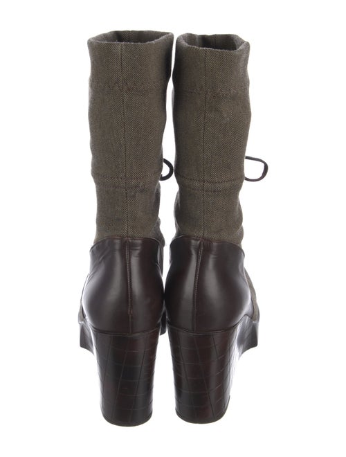 Robert Clergerie Leather Sock Boots