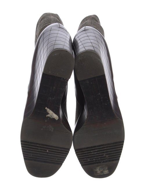 Robert Clergerie Leather Sock Boots