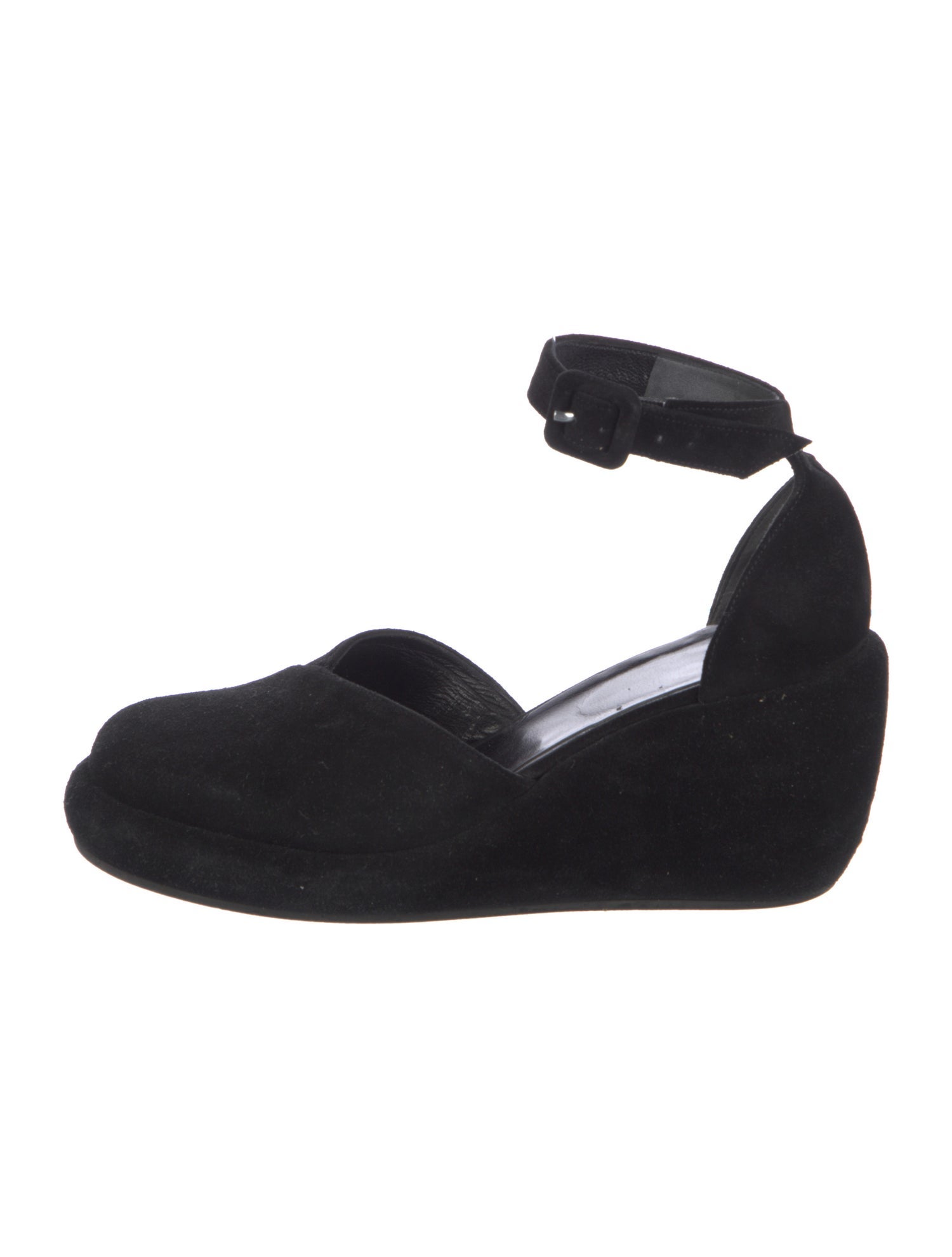 Robert Clergerie Suede D'Orsay Pumps