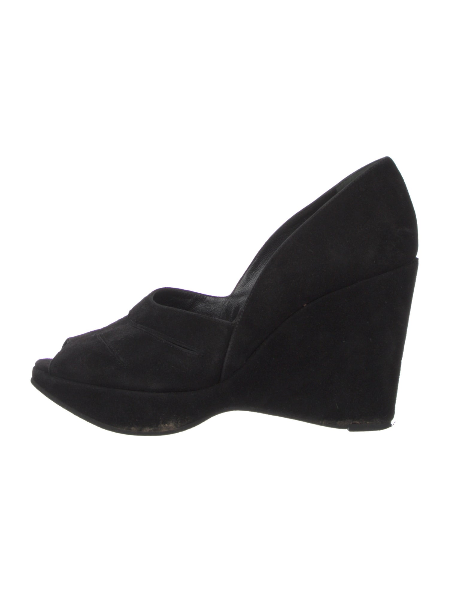 Robert Clergerie Suede Cutout Accent Pumps