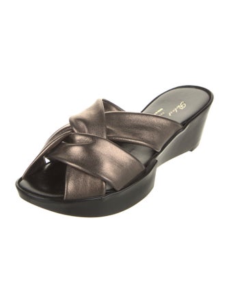 Robert Clergerie Leather Slides