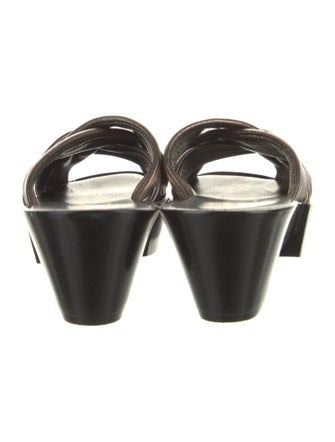Robert Clergerie Leather Slides