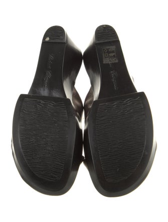 Robert Clergerie Leather Slides