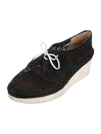 Robert Clergerie Raffia Oxfords