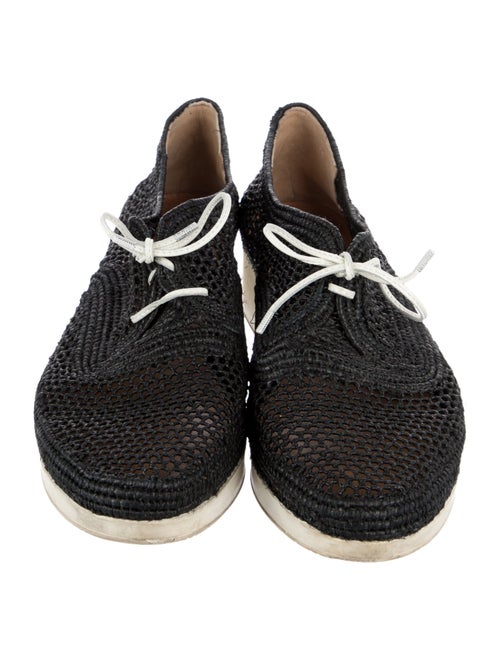 Robert Clergerie Raffia Oxfords