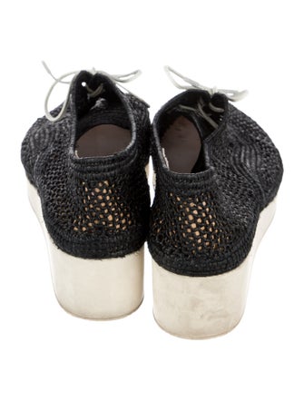 Robert Clergerie Raffia Oxfords
