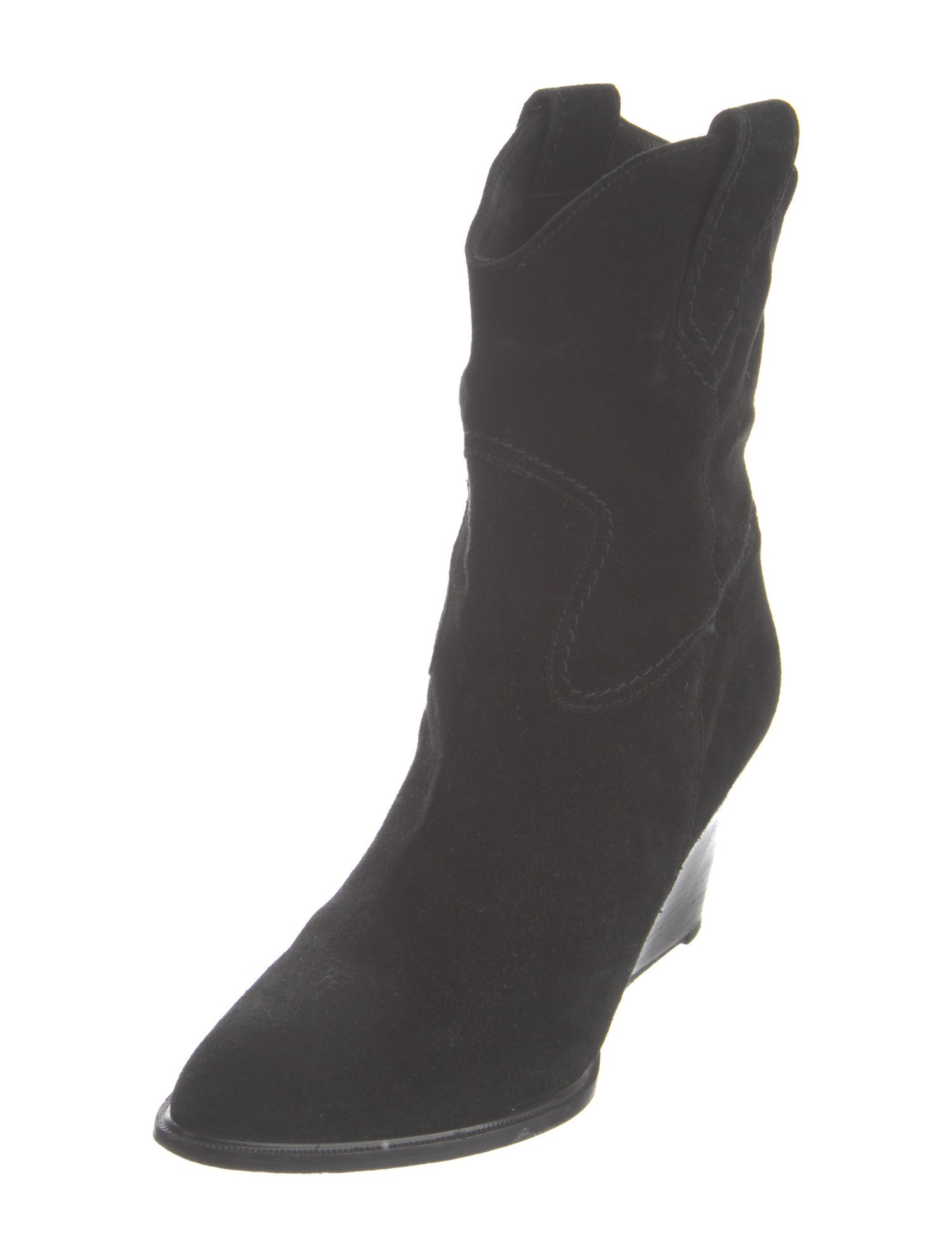 Robert Clergerie Suede Western Boots