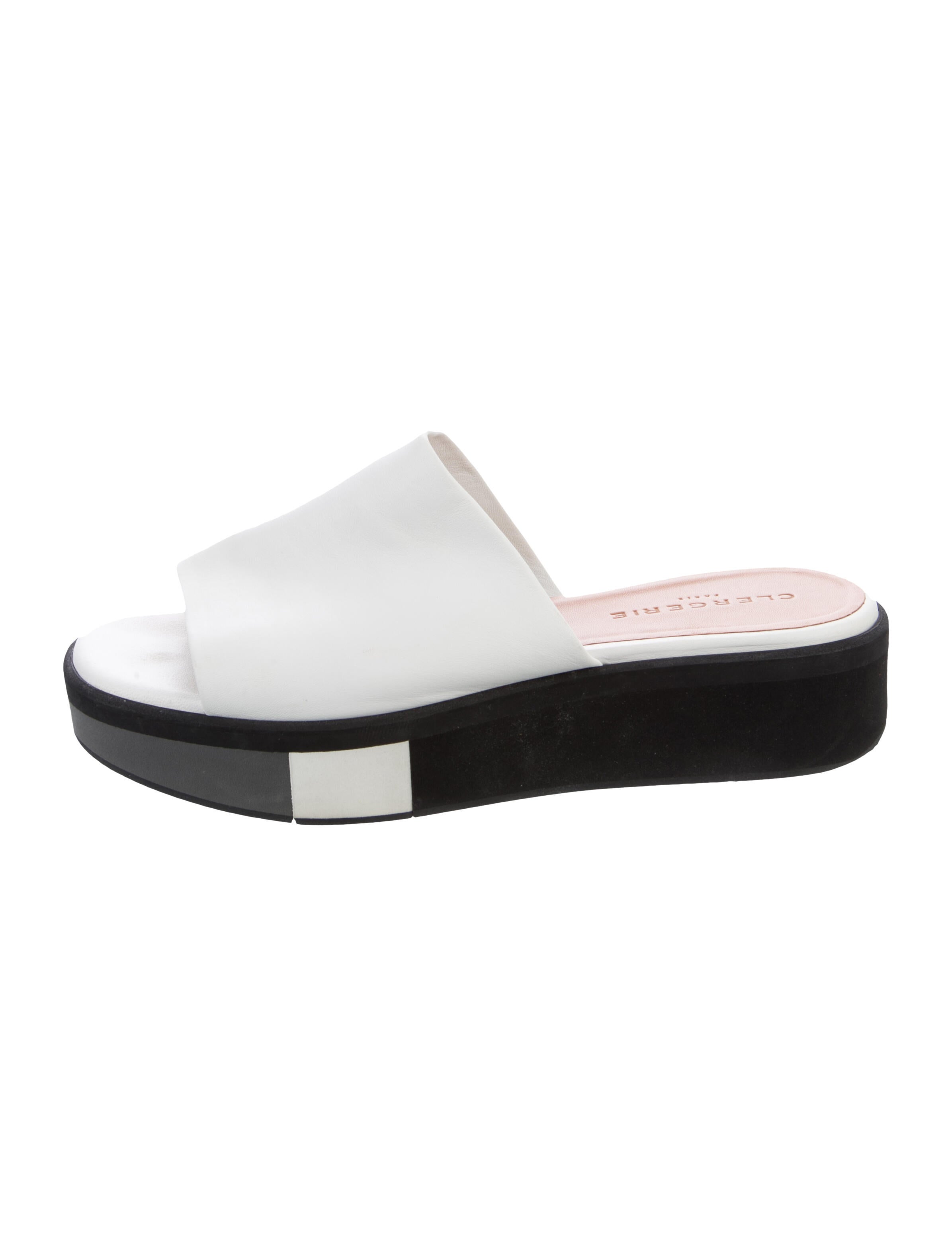 Robert Clergerie Leather Slides