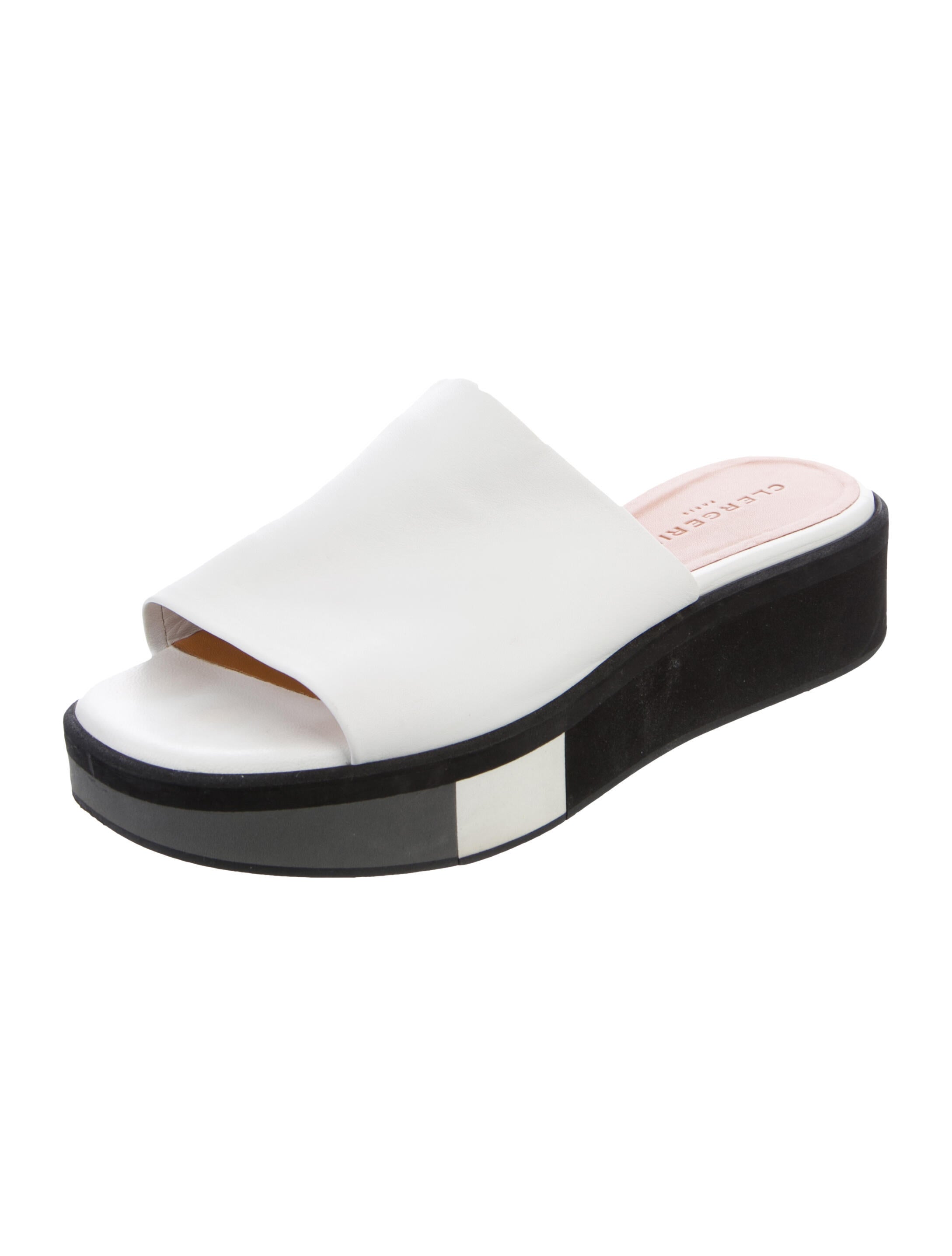 Robert Clergerie Leather Slides