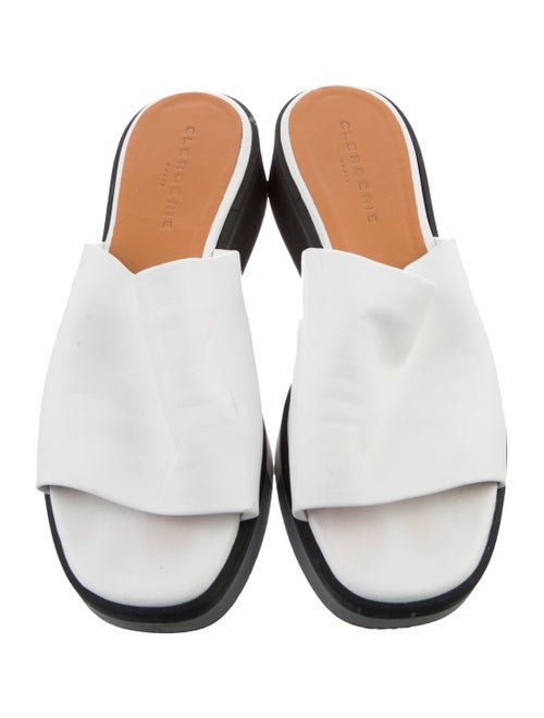 Robert Clergerie Leather Slides