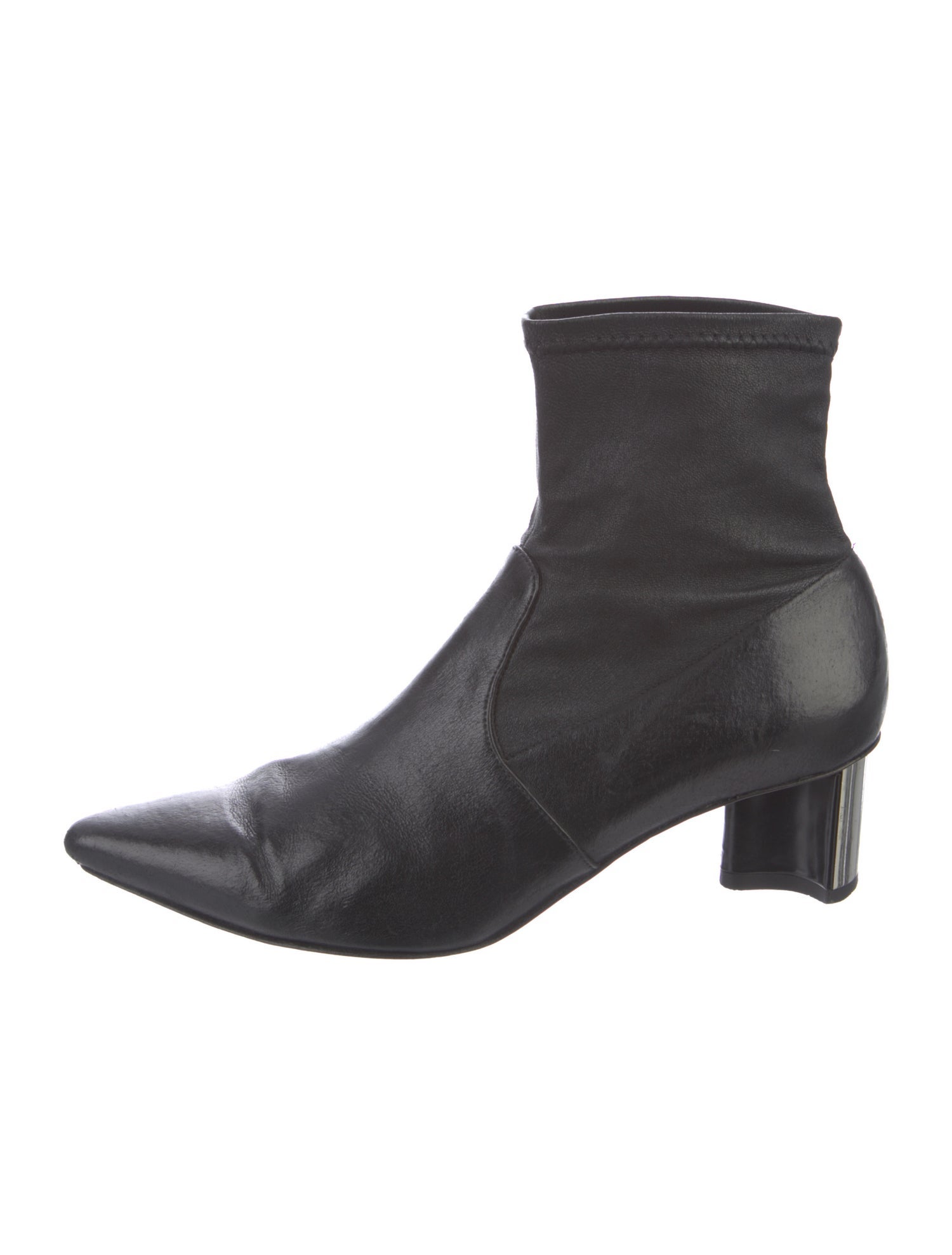 Robert Clergerie Leather Sock Boots