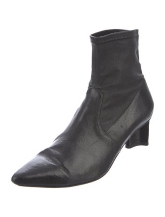 Robert Clergerie Leather Sock Boots