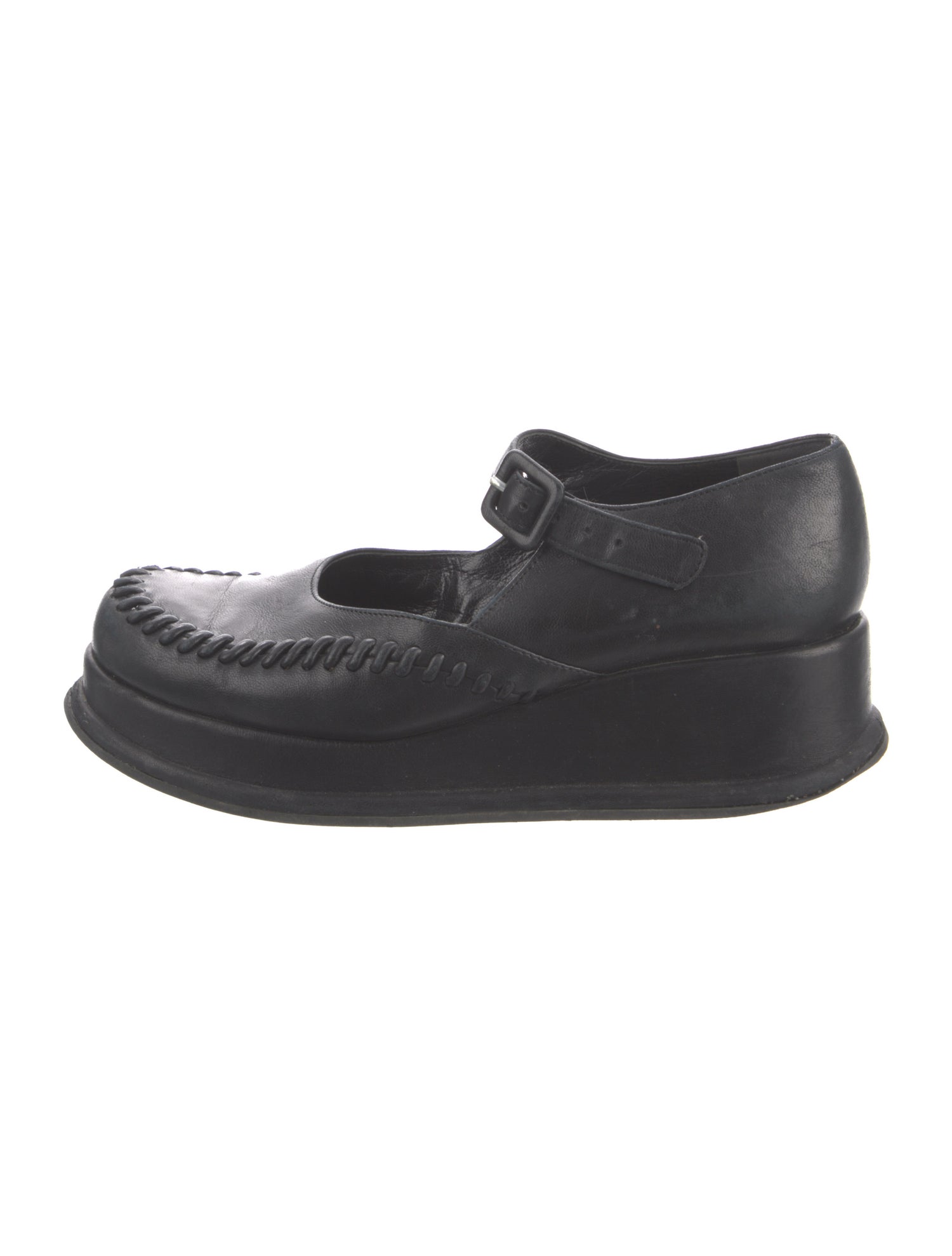 Robert Clergerie Leather Mary Jane Flats