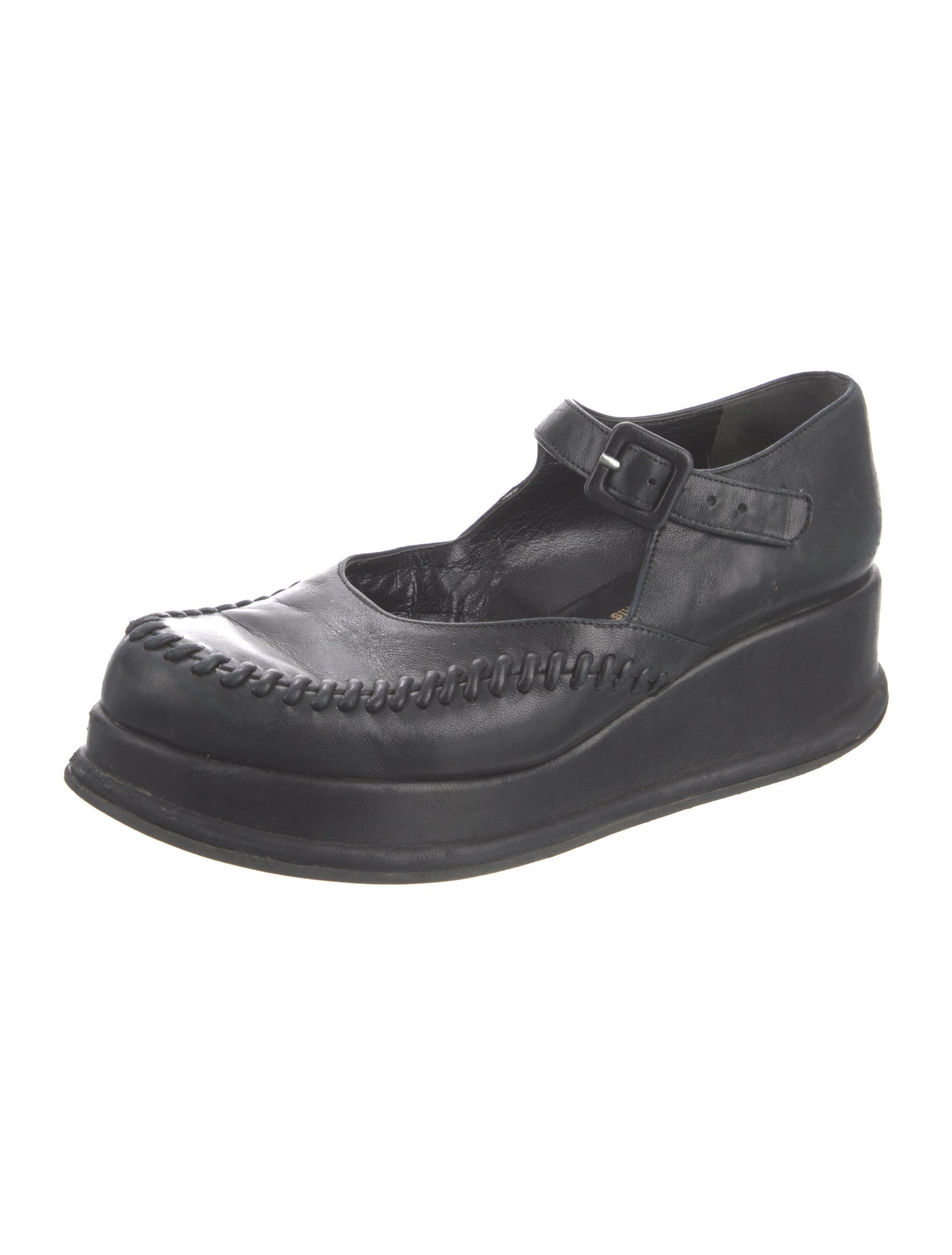 Robert Clergerie Leather Mary Jane Flats
