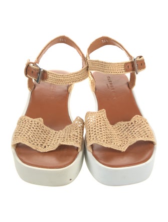 Robert Clergerie Raffia Sandals