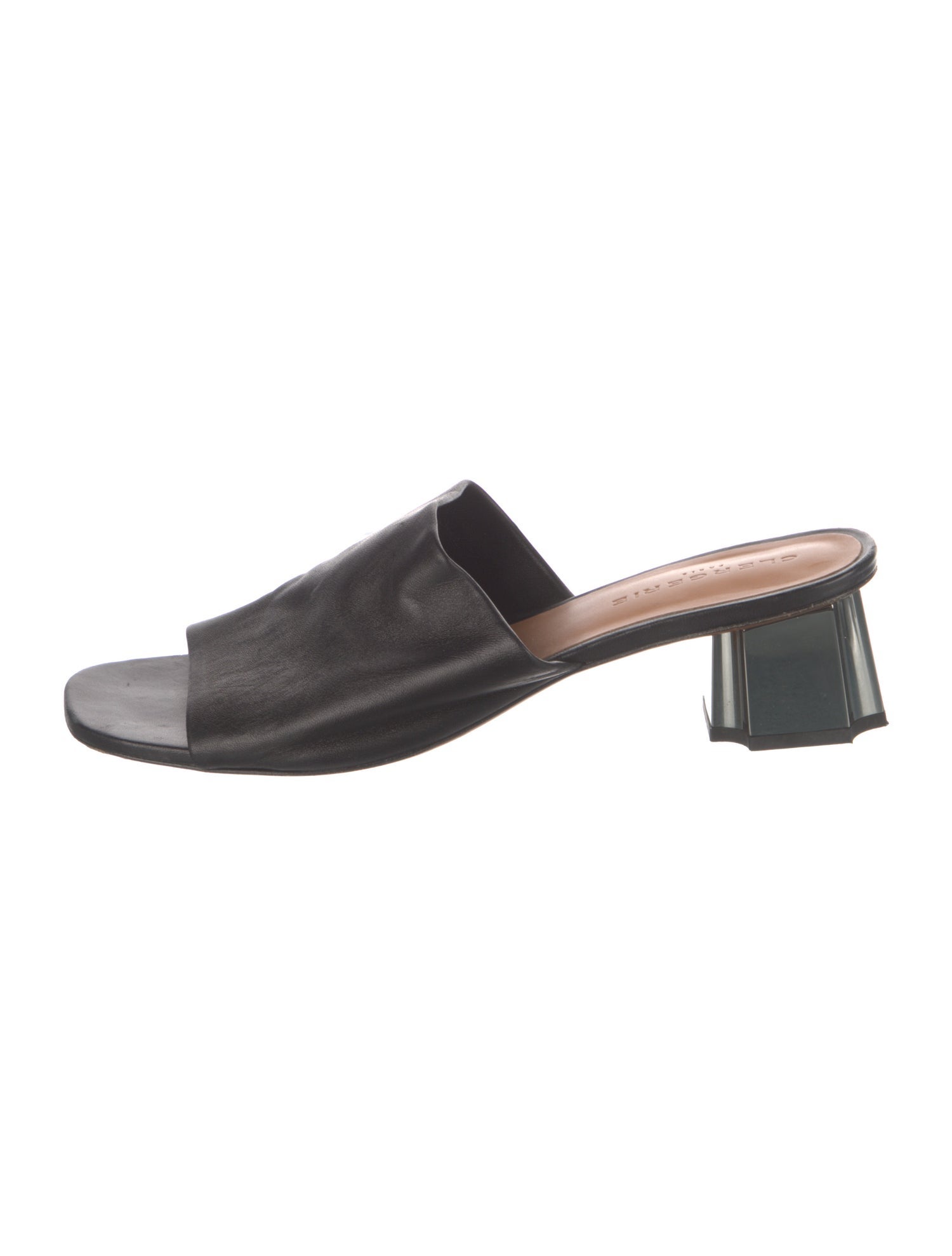 Robert Clergerie Leather Slides