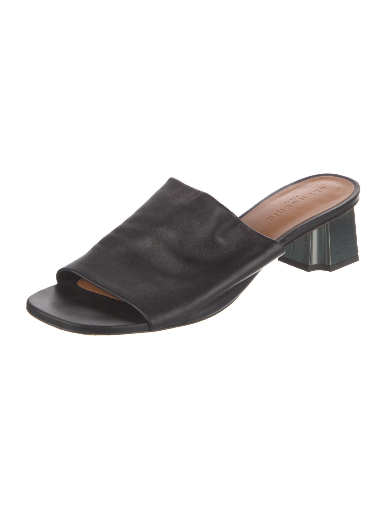 Robert Clergerie Leather Slides