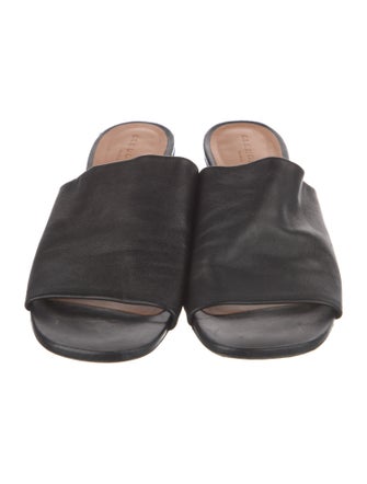 Robert Clergerie Leather Slides