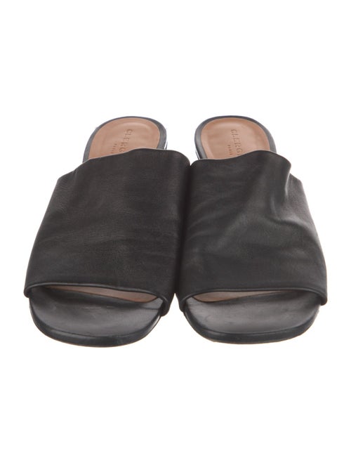 Robert Clergerie Leather Slides