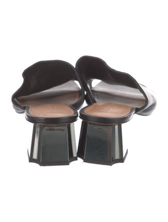 Robert Clergerie Leather Slides