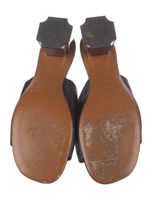 Robert Clergerie Leather Slides