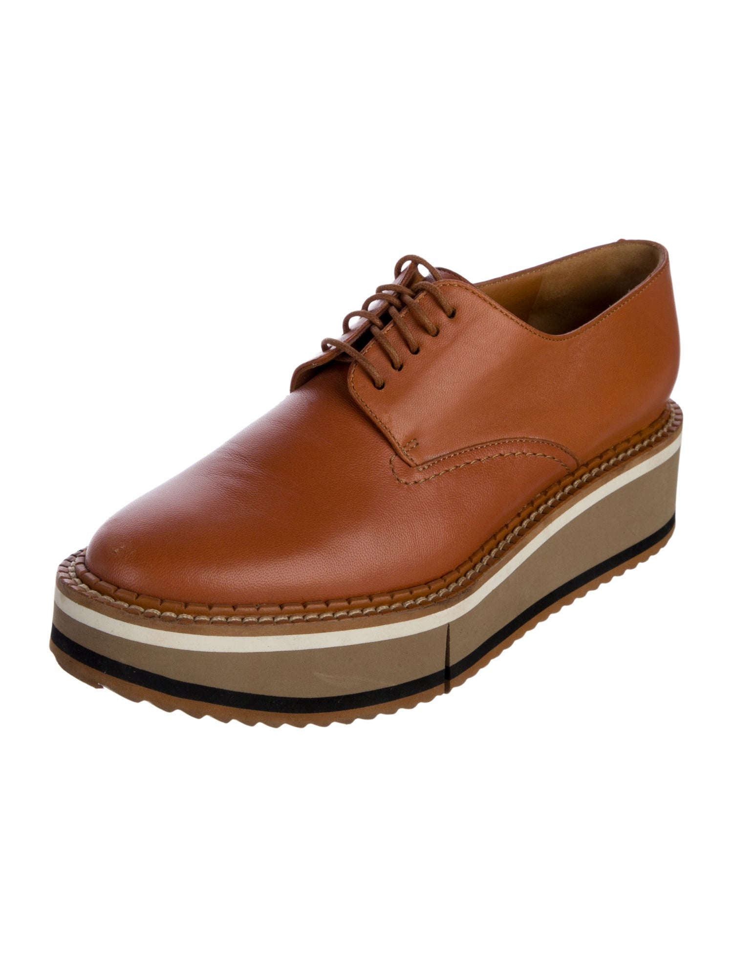 Robert Clergerie Leather Oxfords