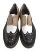 Robert Clergerie Leather Lasercut Accents Loafers