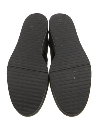 Robert Clergerie Leather Lasercut Accents Loafers