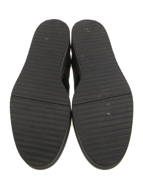 Robert Clergerie Leather Lasercut Accents Loafers