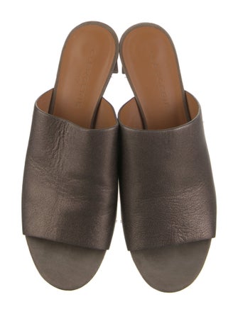 Robert Clergerie Leather Slides