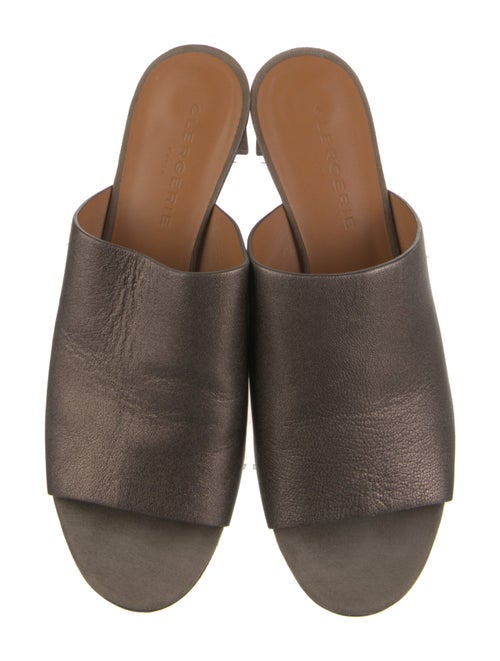 Robert Clergerie Leather Slides