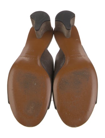 Robert Clergerie Leather Slides