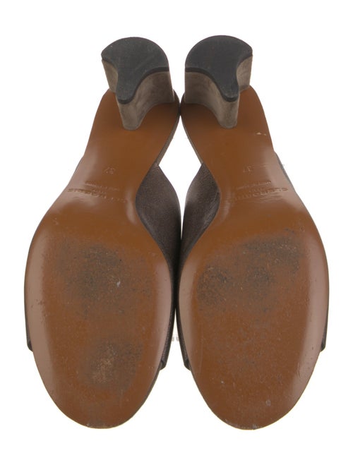 Robert Clergerie Leather Slides