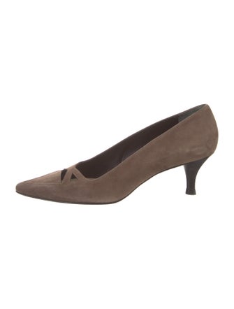 Robert Clergerie Suede Pumps