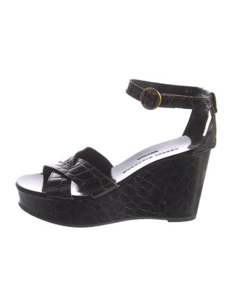 Robert Clergerie Leather Espadrilles