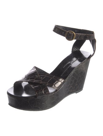 Robert Clergerie Leather Espadrilles