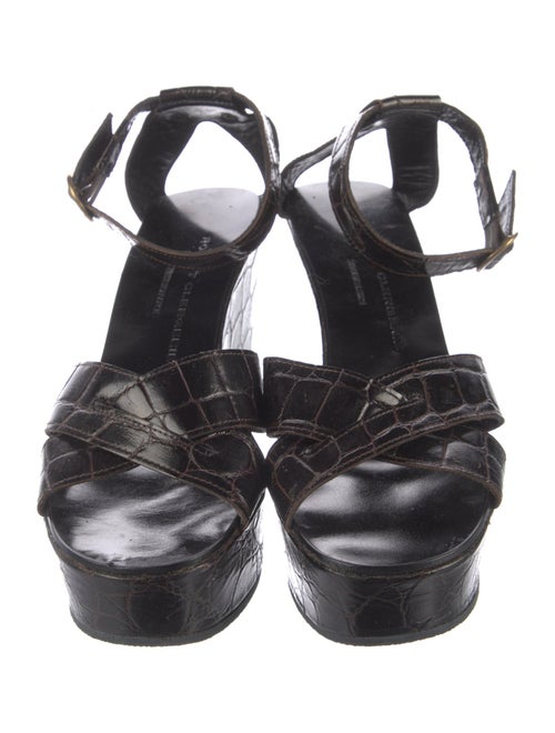 Robert Clergerie Leather Espadrilles