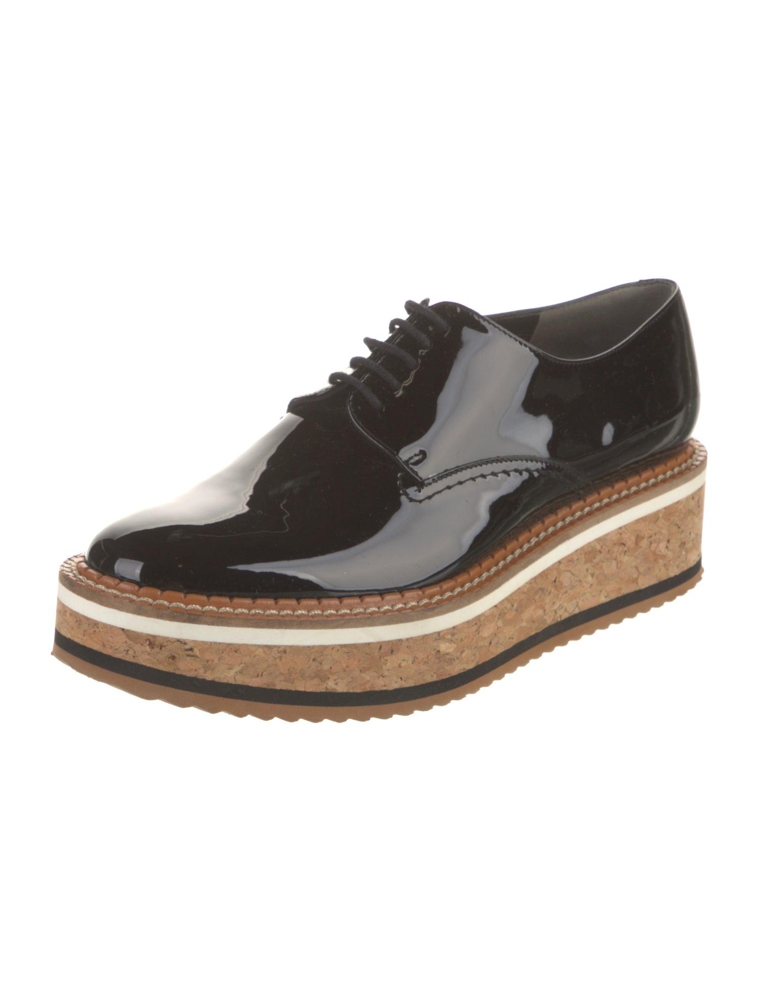 Robert Clergerie Patent Leather Espadrille Sneakers
